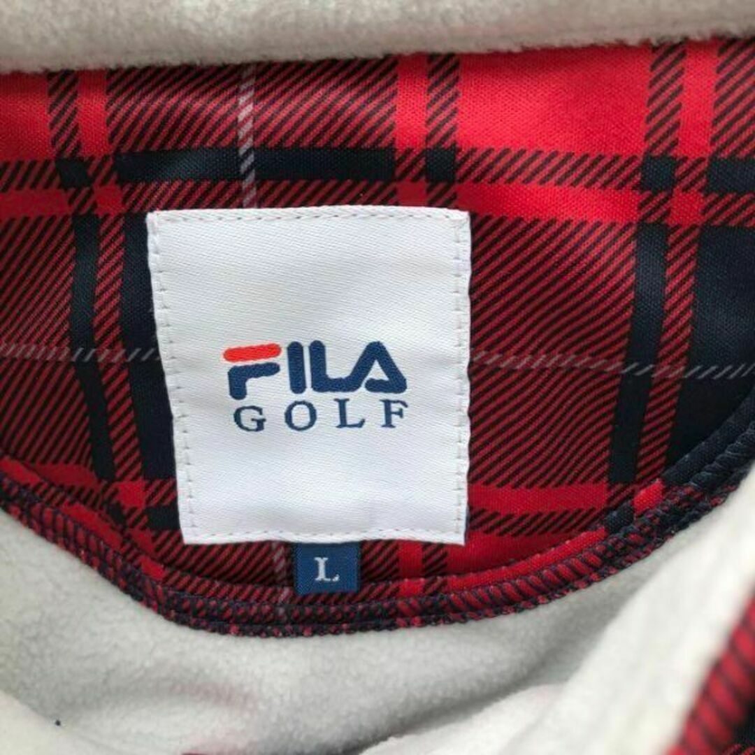 FILA - 【未使用品】FILA GOLF チェック柄ジャケットブルゾン防寒防風 ...