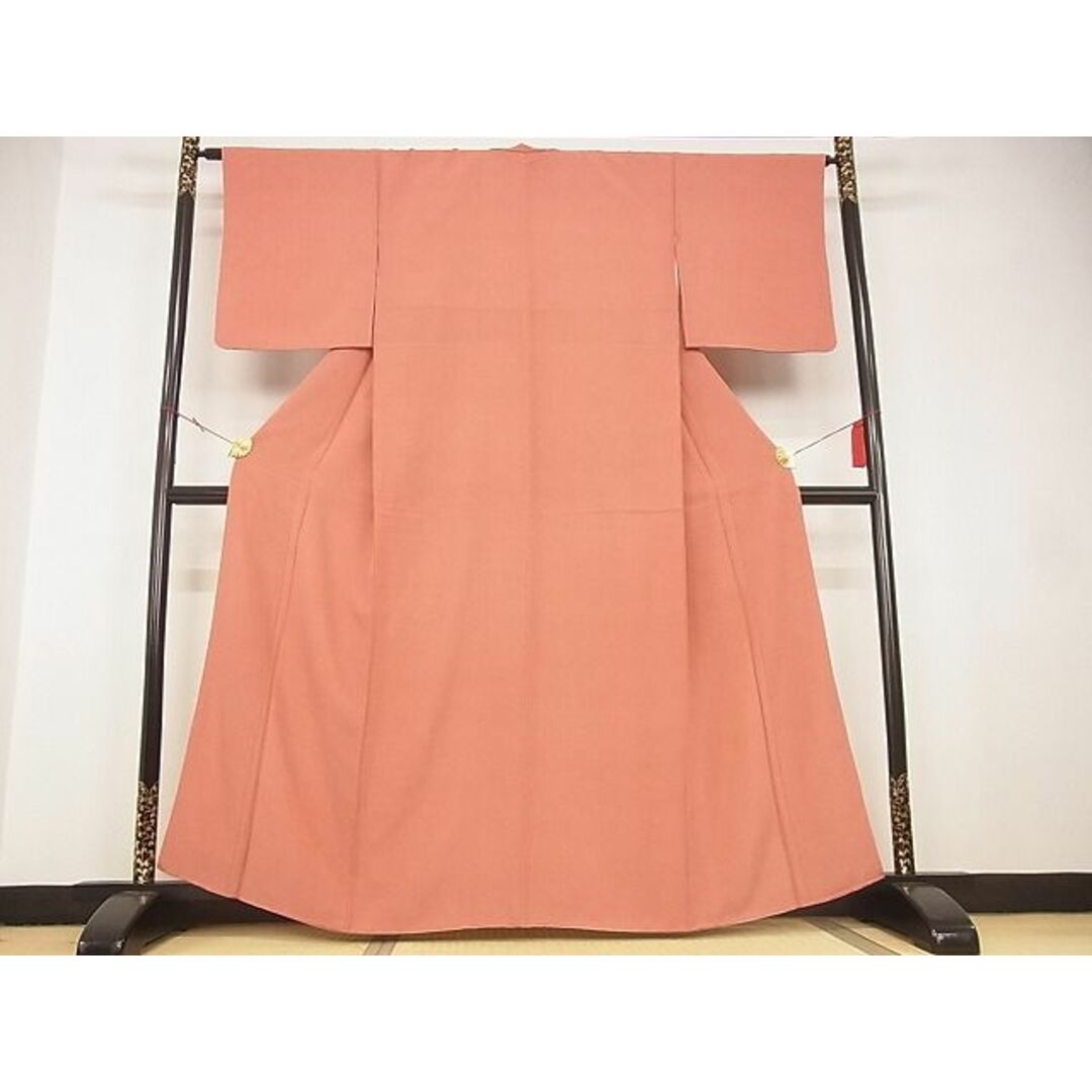 平和屋-こころ店■江戸小紋 鮫小紋柄 着丈160cm 裄丈64.5cm 正絹 逸品 A-wj5157