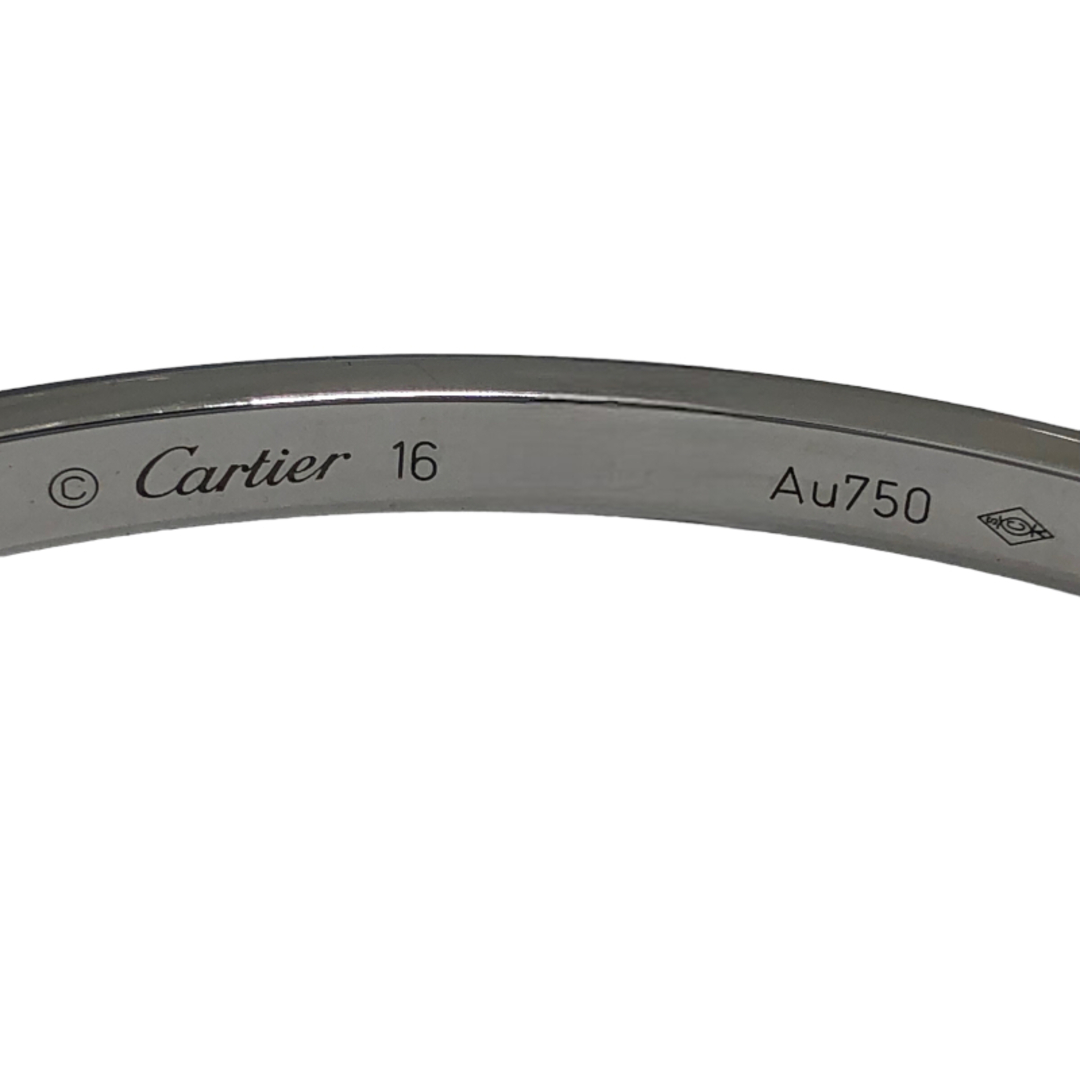 Cartier - カルティエ Cartier ラブブレスSM 750WG #16 K18ホワイト