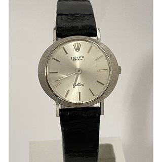 ロレックス(ROLEX)の美品　ロレックス　WG　チェリーニ 3653 Cal.1600 純正尾錠　手巻(腕時計)