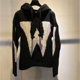 ジェイダブリューアンダーソン(J.W.ANDERSON)のJW ANDERSON ジェイダブリューアンダーソン 新品 ロゴニットパーカー(ニット/セーター)