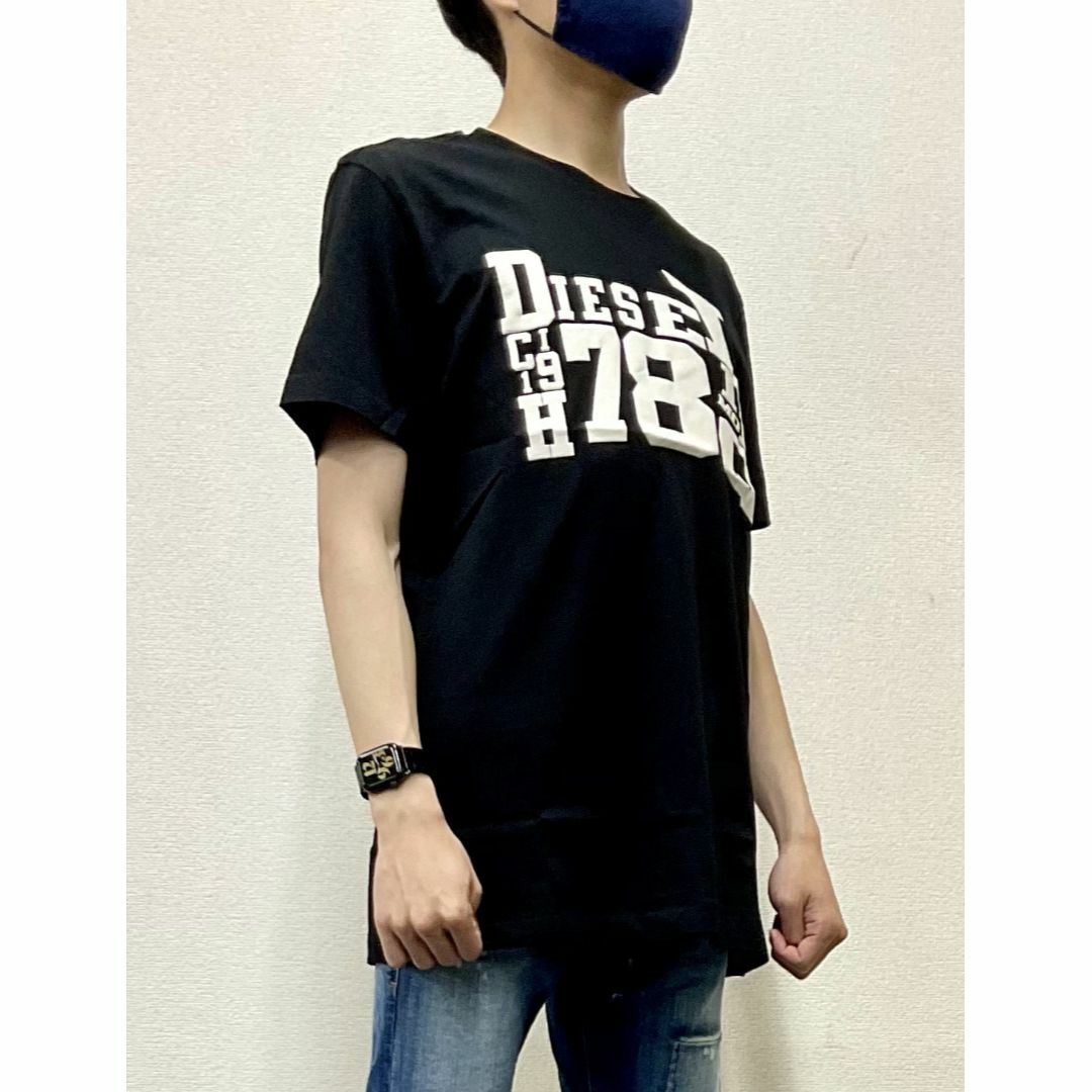 DIESEL(ディーゼル)のディーゼル　Tシャツ 1123　ブラック　XLサイズ　新品タグ付　A08665 メンズのトップス(Tシャツ/カットソー(半袖/袖なし))の商品写真