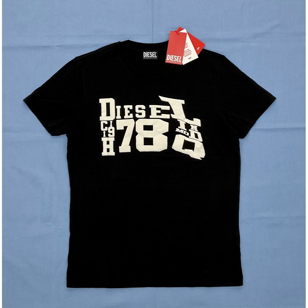 DIESEL(ディーゼル)のディーゼル　Tシャツ 1123　ブラック　XLサイズ　新品タグ付　A08665 メンズのトップス(Tシャツ/カットソー(半袖/袖なし))の商品写真