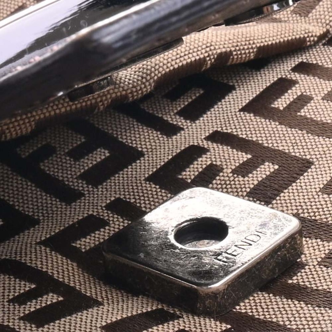 FENDI - 【中古】FENDI フェンディ キャンバス レザー ズッキーノ