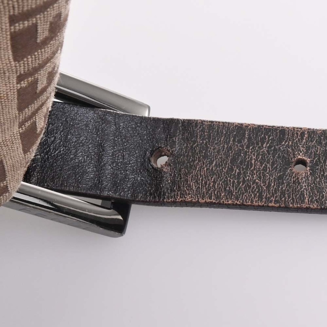 FENDI - 【中古】FENDI フェンディ キャンバス レザー ズッキーノ