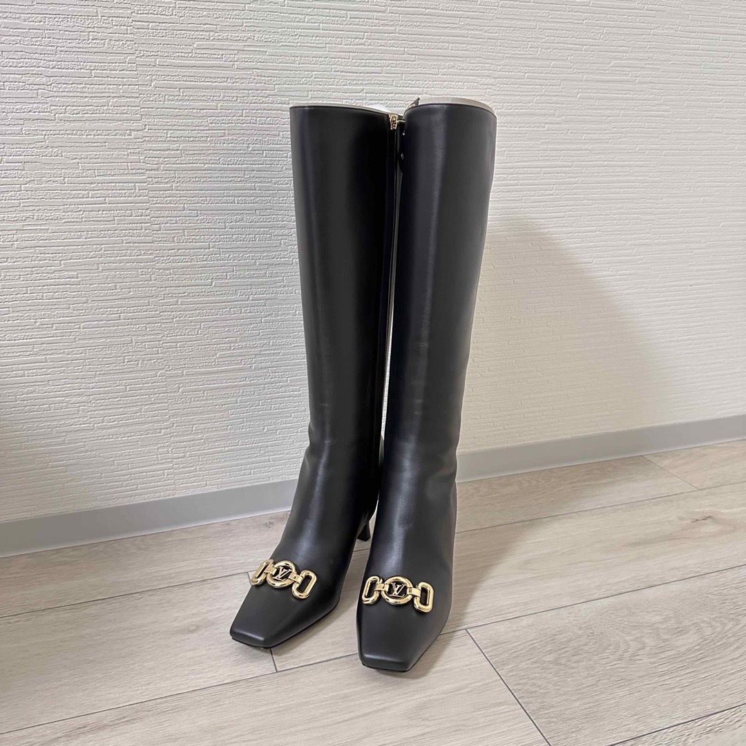 登場! ⭐Louis Vuittonロングブーツモノグラム柄39cm ブーツ - www