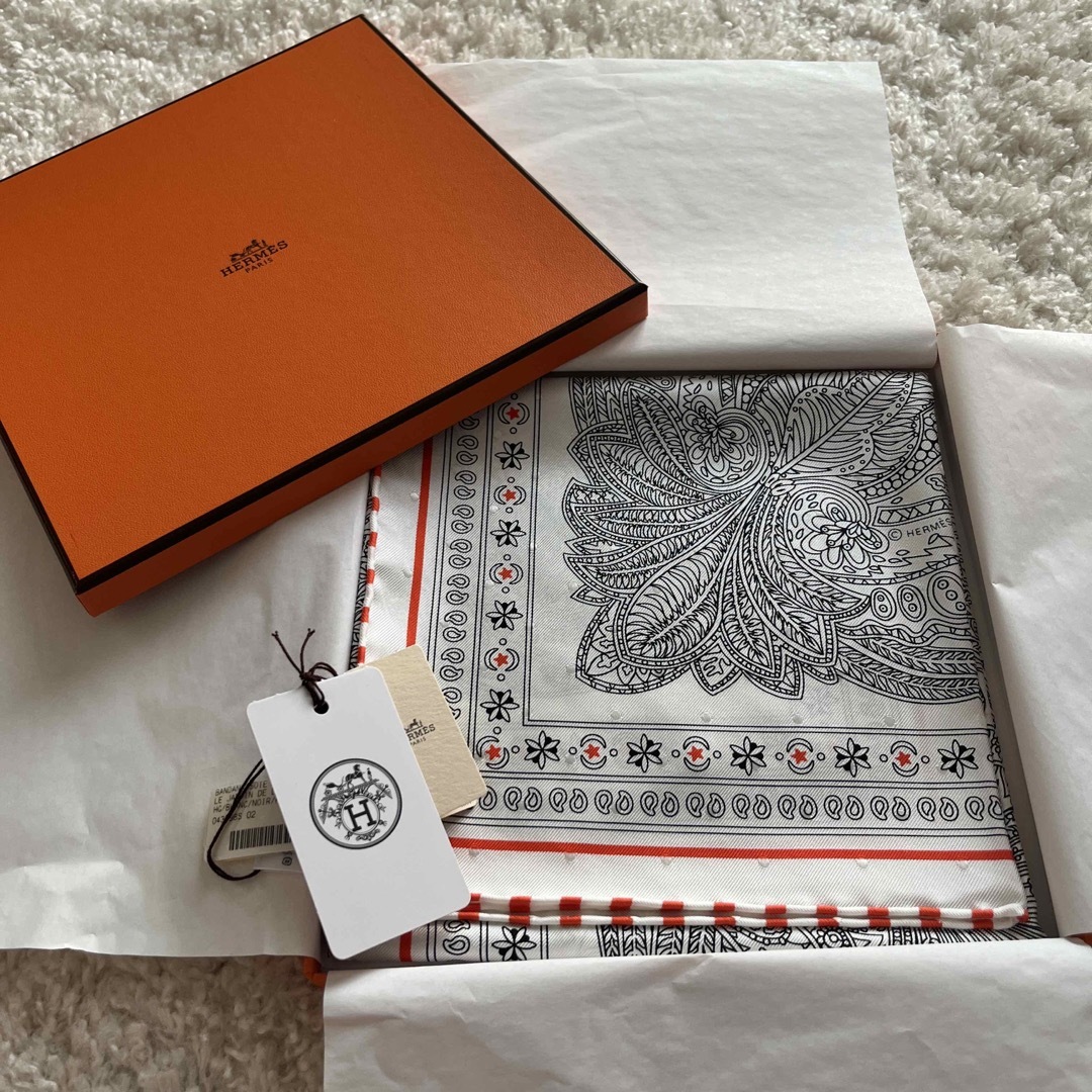 エルメス HERMES スカーフ カレ55 マハラニの庭 新品　未使用　バンダナ