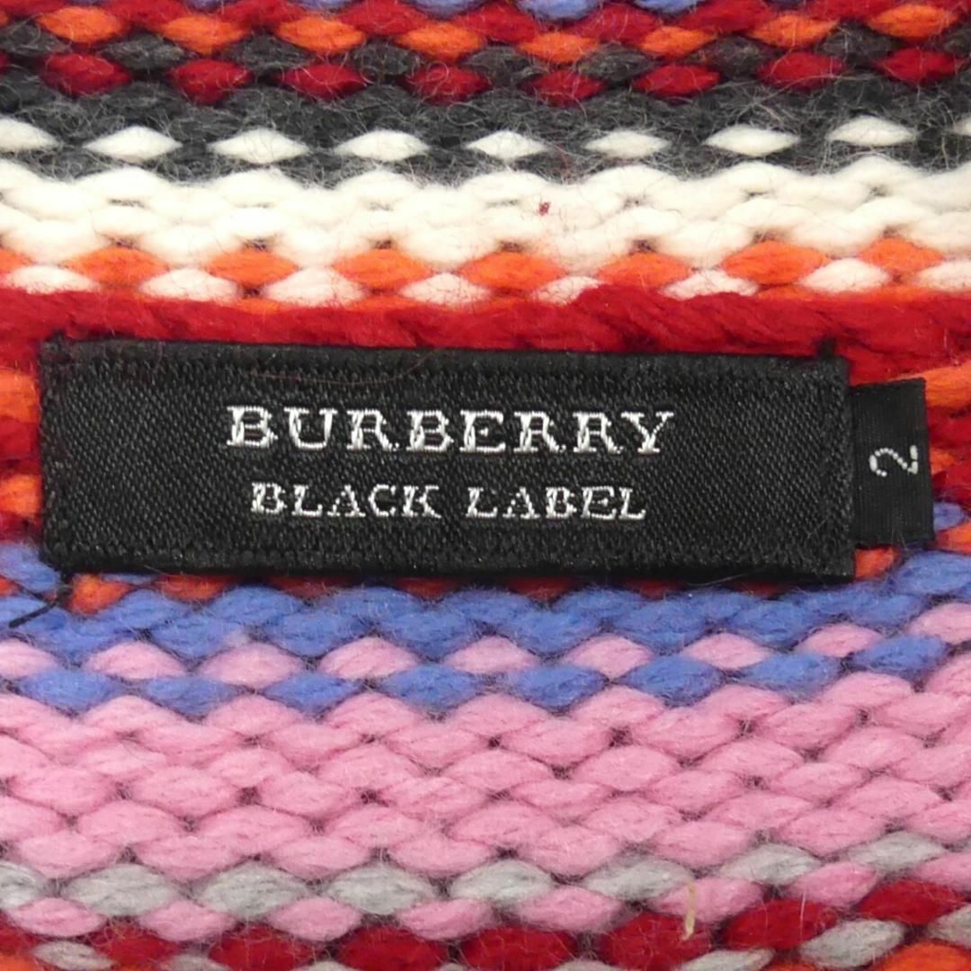 BURBERRY BLACK LABEL(バーバリーブラックレーベル)の廃盤 バーバリーブラックレーベル セーター ニット M メンズ JJ572 メンズのトップス(ニット/セーター)の商品写真
