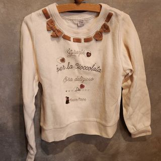 メゾピアノジュニア(mezzo piano junior)のmezzopiano 　長袖カットソー　M　150、140(Tシャツ/カットソー)