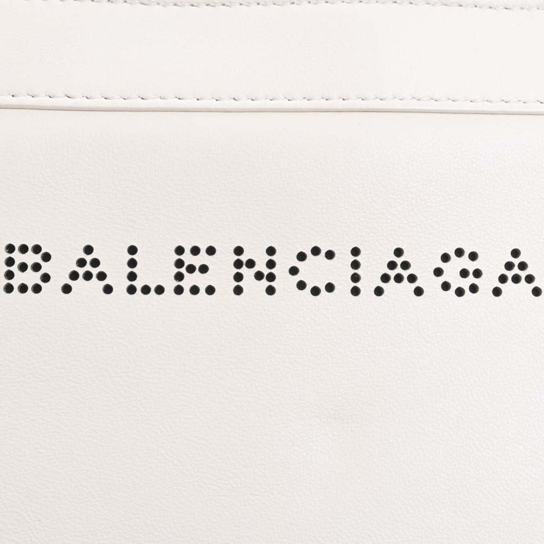 Balenciaga バレンシアガ レザー ネイビー ポシェット ショルダーバッグ 339937 ホワイト byショルダーバッグ