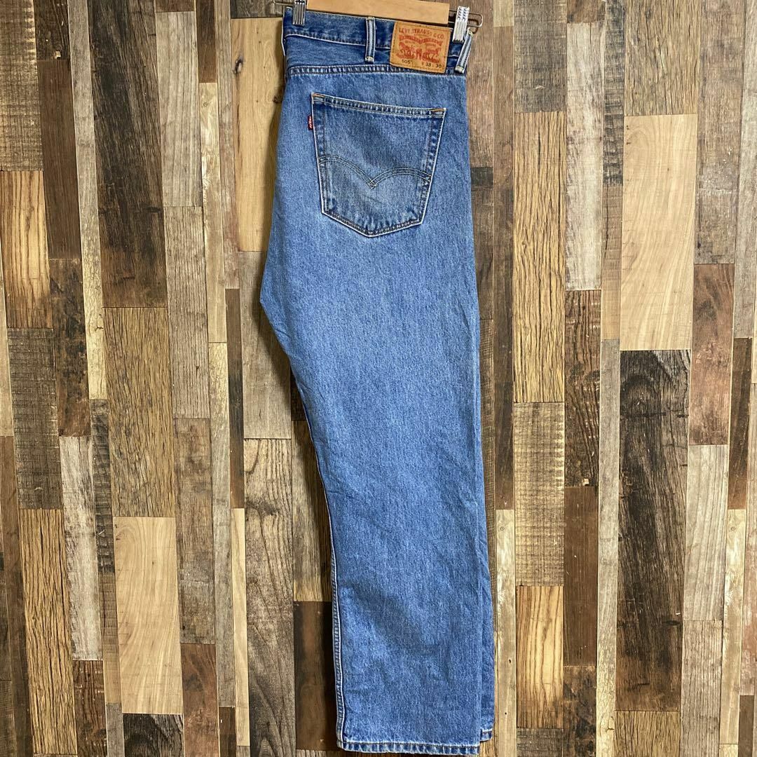 levis 505 メンズ デニム パンツ ストレート青38 2XL USA