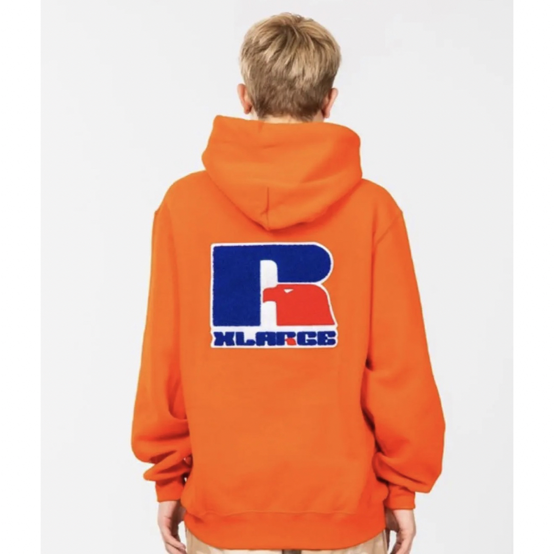 XLARGE - XLARGE × RUSSELL PULLOVER HOODED SWEATの通販 by erk's ...