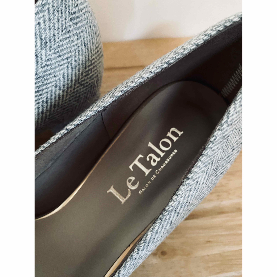 Le Talon(ルタロン)のleTalon ルタロン　パンプス　スェード　ツィード レディースの靴/シューズ(ハイヒール/パンプス)の商品写真
