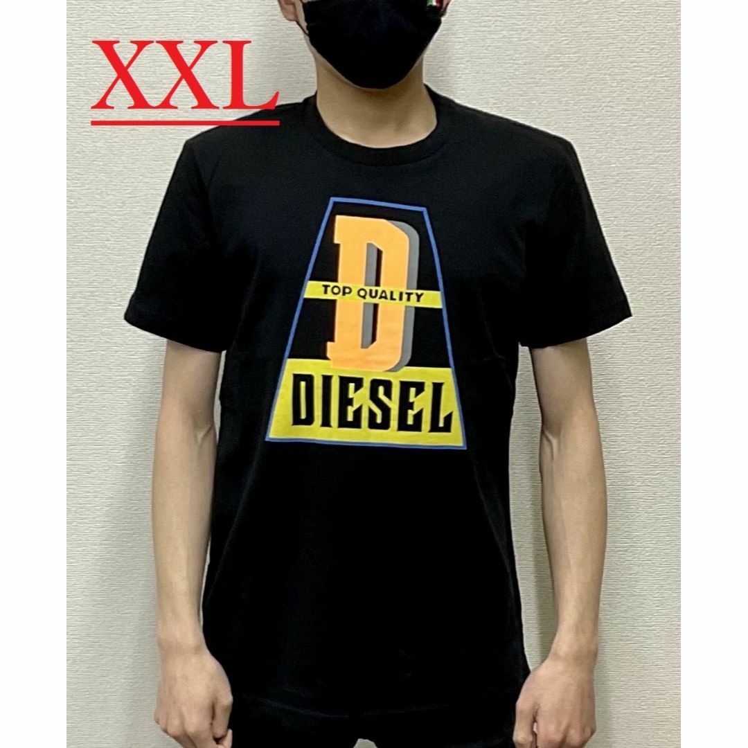 DIESEL(ディーゼル)のディーゼル　Tシャツ 0723　ブラック　XXLサイズ　新品タグ付　A10376 メンズのトップス(Tシャツ/カットソー(半袖/袖なし))の商品写真