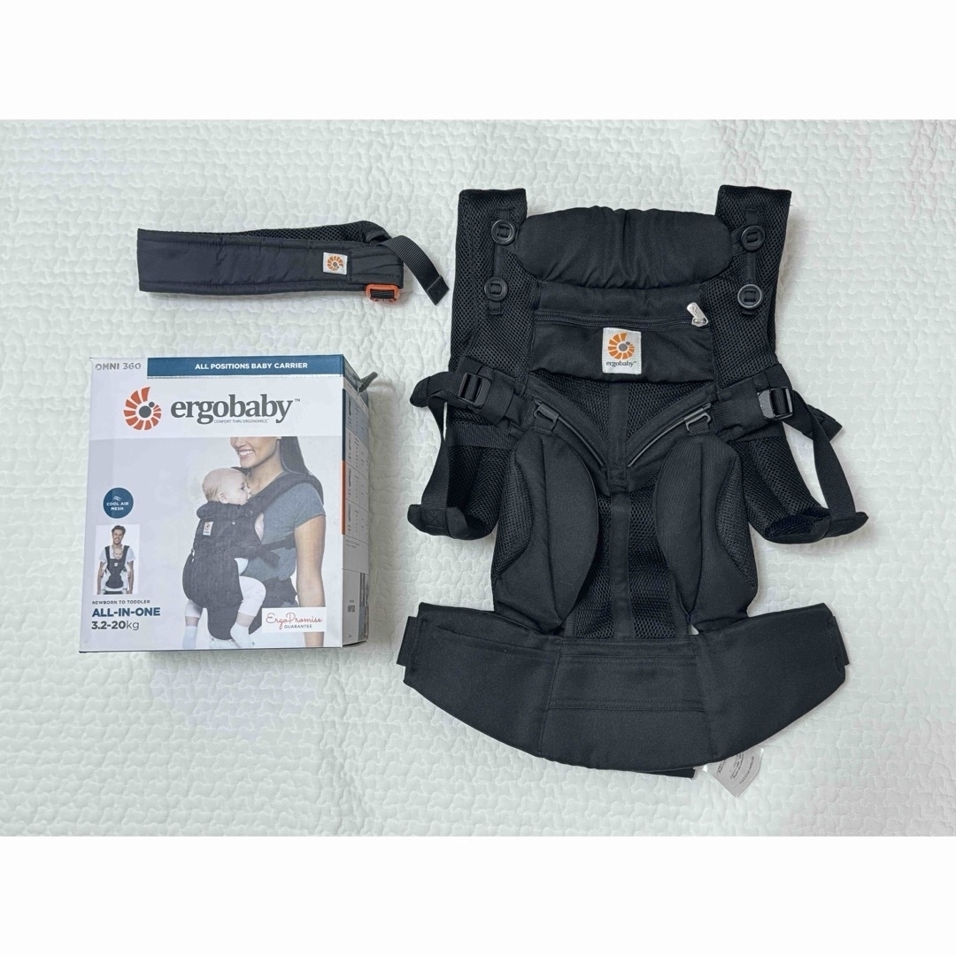 Ergobaby - エルゴベビー ベビーキャリア OMNI360 クールエア ブラック