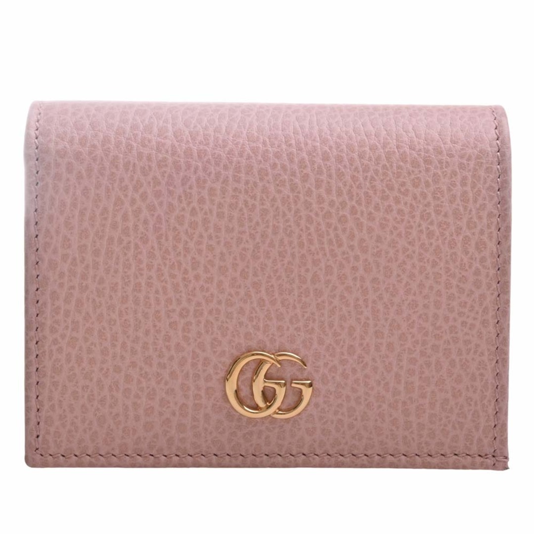 Gucci - 【中古】Gucci グッチ GGマーモント レザー 二つ折り