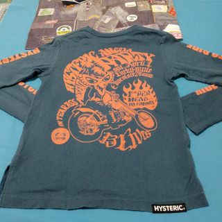 ヒステリックミニ(HYSTERIC MINI)のヒステリックミニかっこいいバックプリントカットソー(Tシャツ/カットソー)