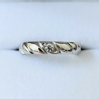 ショーメ(CHAUMET)のショーメ ダイヤモンド トルサード マリッジ リング Pt950 6.2g(リング(指輪))