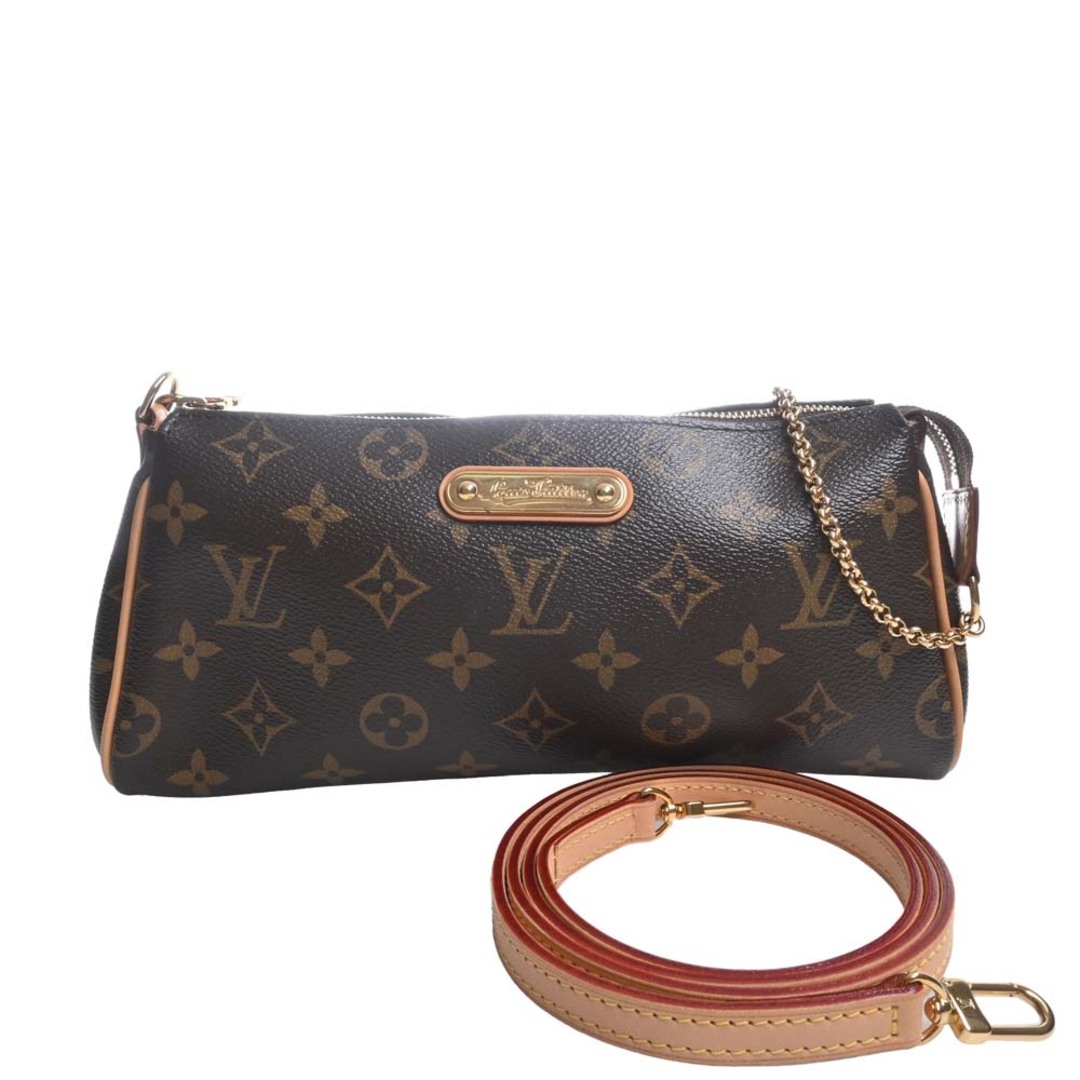 LOUIS VUITTON ルイヴィトン モノグラム エヴァ チェーン ショルダーバッグ M95567 ブラウン by