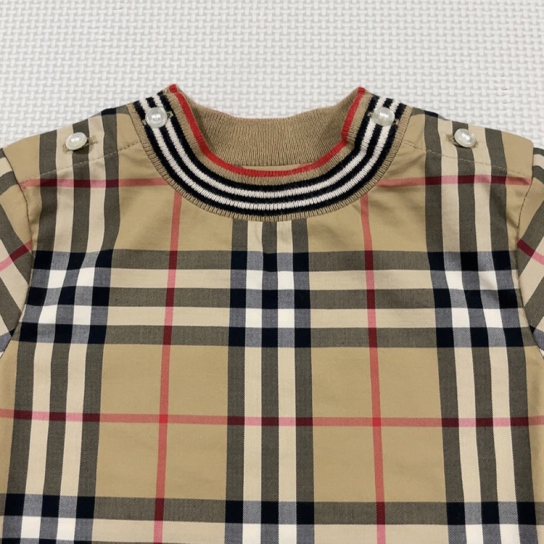 BURBERRY - 美品 バーバリー ヴィンテージチェックロンパース ...