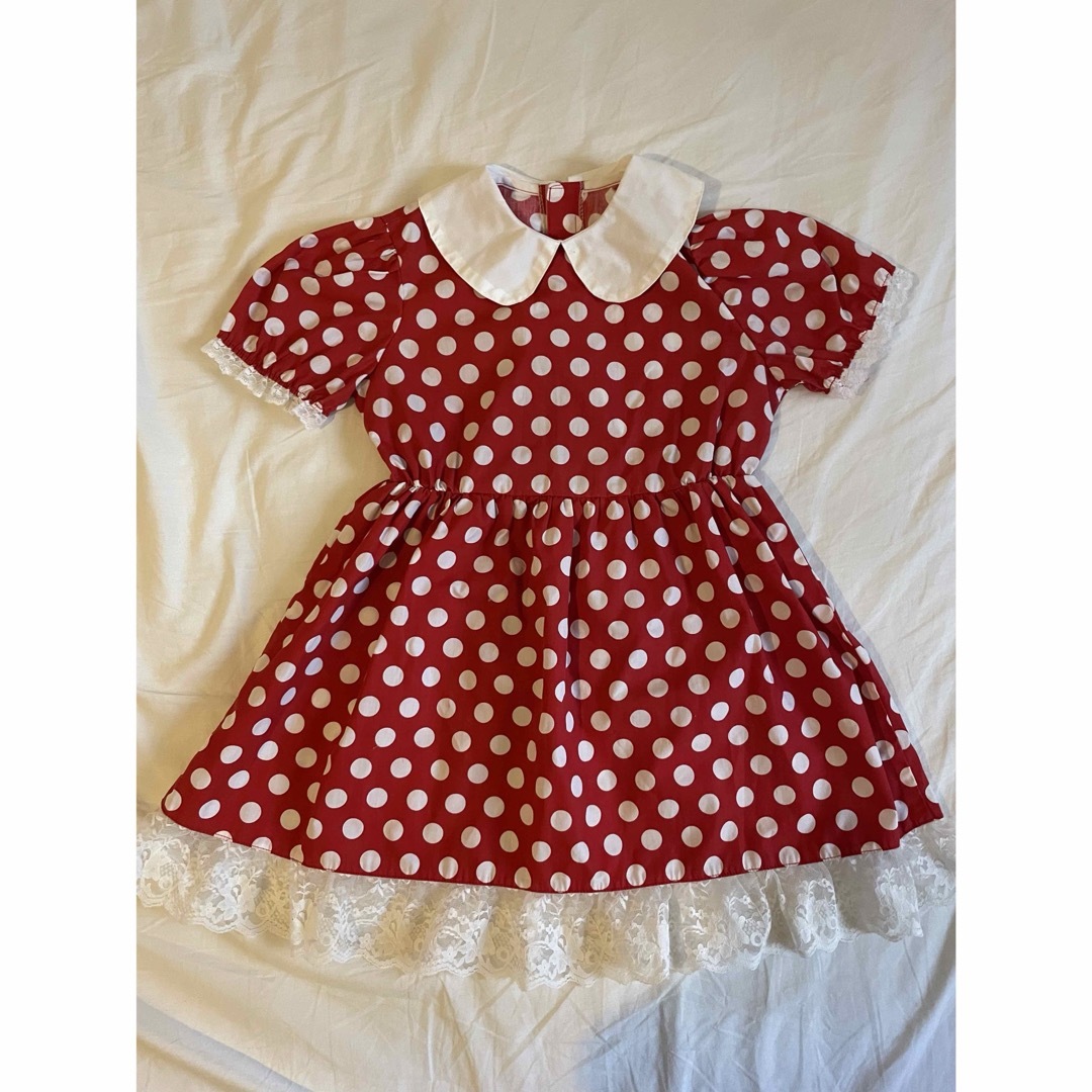 Disney(ディズニー)のミニー　ワンピース キッズ/ベビー/マタニティのキッズ服女の子用(90cm~)(ワンピース)の商品写真