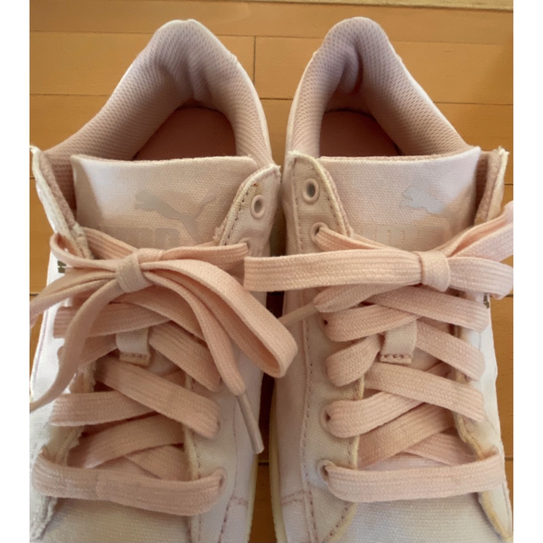 PUMA - puma スニーカー キャンバス地 ピンク 24cmの通販 by mmm PUMA - puma スニーカー キャンバス地 ピンク 24cmの通販 by mmm