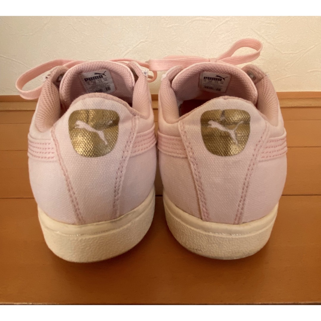 PUMA - puma スニーカー キャンバス地 ピンク 24cmの通販 by mmm PUMA - puma スニーカー キャンバス地 ピンク 24cmの通販 by mmm