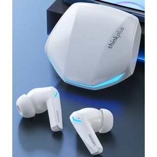 レノボ(Lenovo)のLenovo Gm2 pro ワイヤレスイヤホン Bluetooth 5.3 白(ヘッドフォン/イヤフォン)