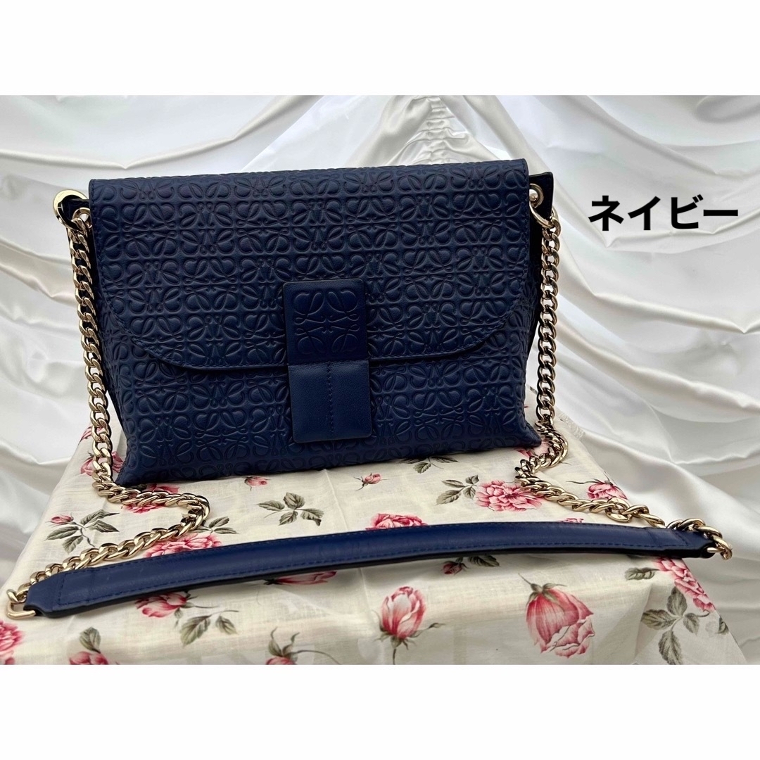 LOEWE ロエベ リピートアナグラム アベニュー チェーン バッグ 美品 | フリマアプリ ラクマ