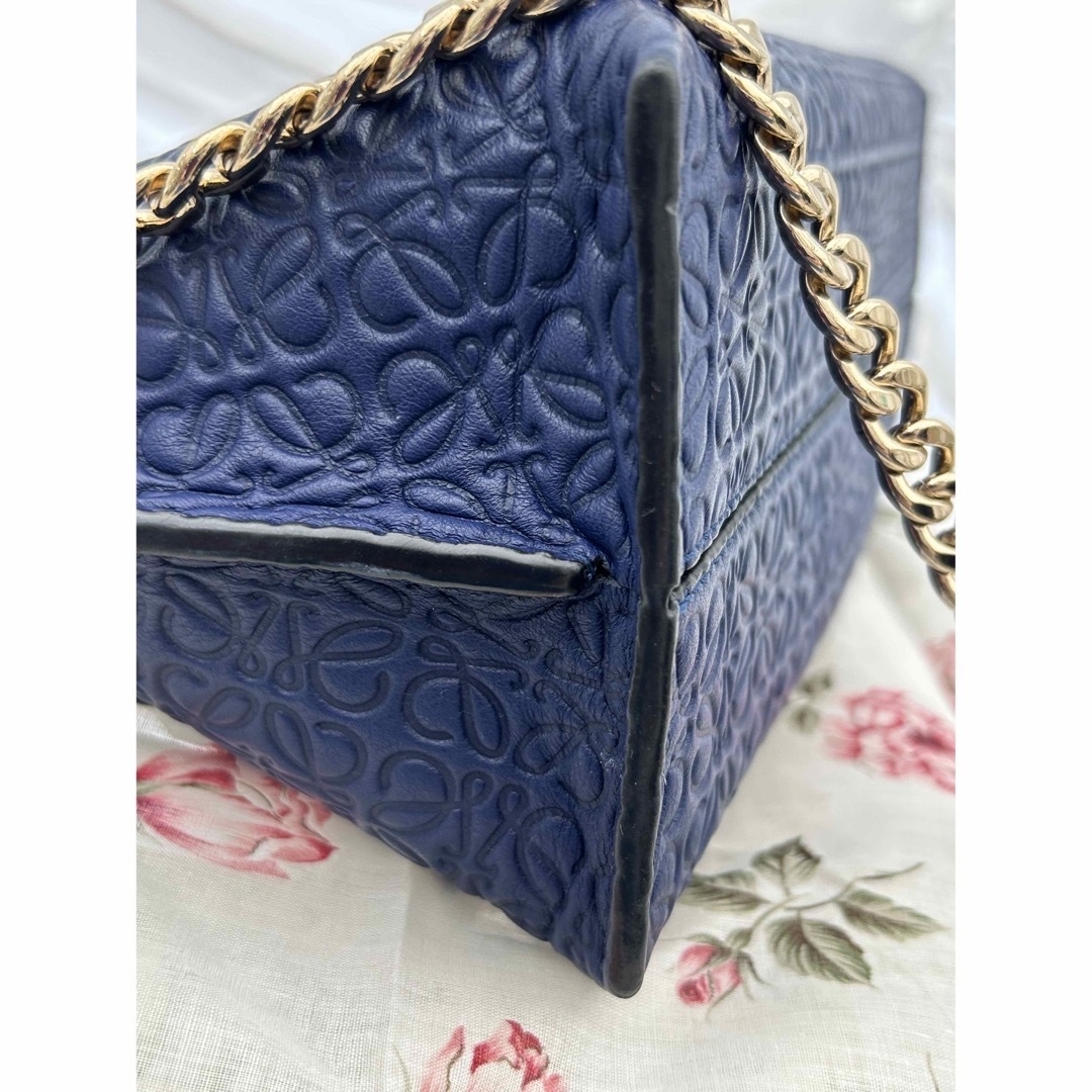 LOEWE ロエベ リピートアナグラム アベニュー チェーン バッグ 美品