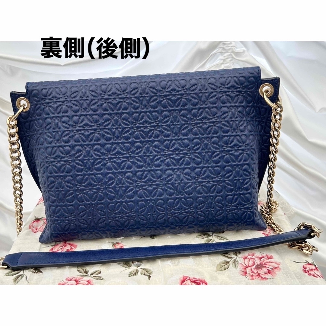 LOEWE ロエベ リピートアナグラム アベニュー チェーン バッグ 美品