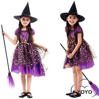 子供用　ハロウィン衣装 コスプレ　Halloween 演出服 舞台 ステージ衣装(衣装一式)