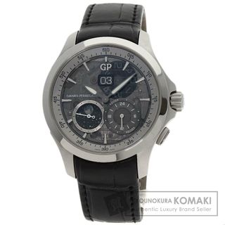 ジラールペルゴ(GIRARD-PERREGAUX)のGIRARD-PERREGAUX 49655-11-231-BB6A トラベラームーンフェイズ&GMT 腕時計 SS 革 メンズ(腕時計(アナログ))