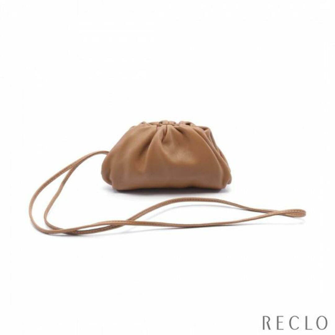 the pouch neck purse コインケース レザー ライトブラウン財布全体的