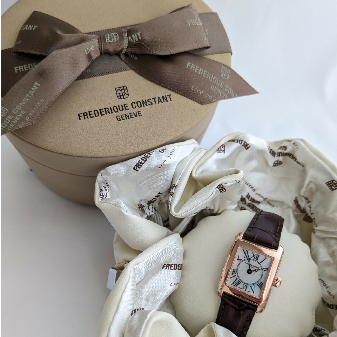 日本限定モデル 箱付き FREDERIQUECONSTANT カレ シェル文字盤