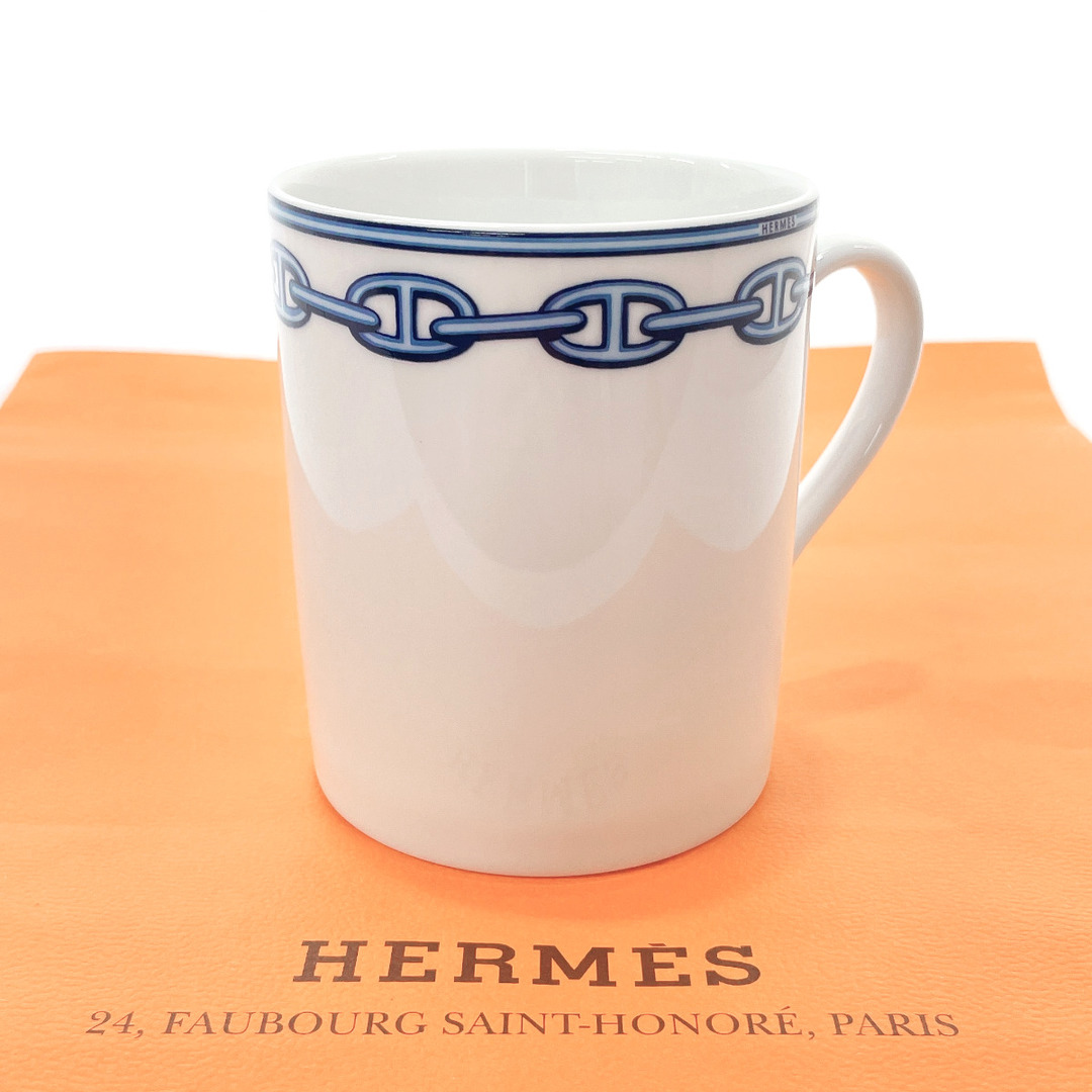 Hermes - エルメス マグカップ シェーヌダンクル ホワイトの通販 by 