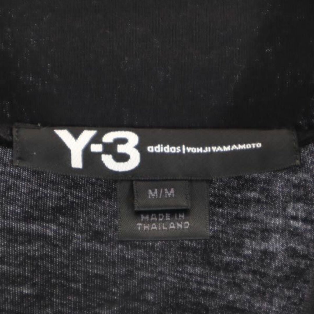 Y-3(ワイスリー)のワイスリー ヨウジヤマモト アディダス モックネック カットソー M ブラック Y-3 adidas 長袖 ワンピース レディース 【中古】  【231002】 レディースのトップス(チュニック)の商品写真