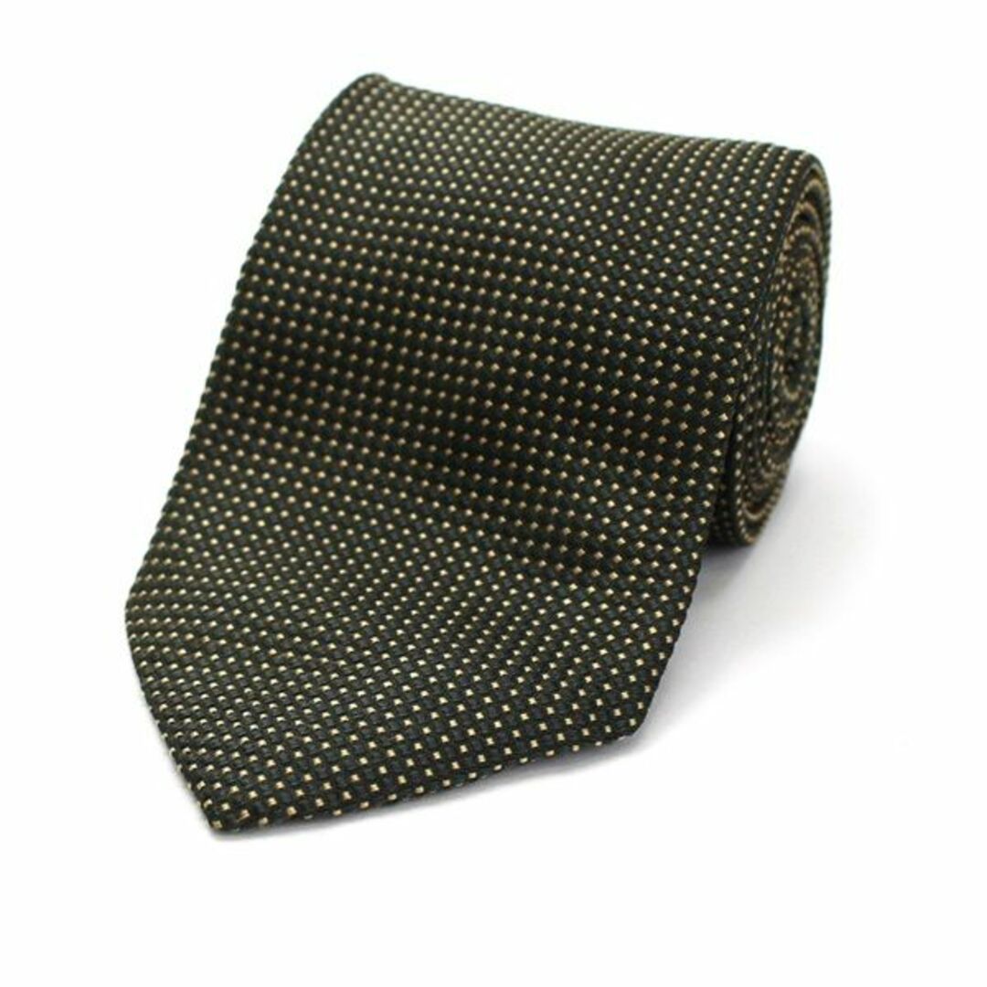 ブリオーニ シルク ネクタイ 深緑  Aランク Brioni