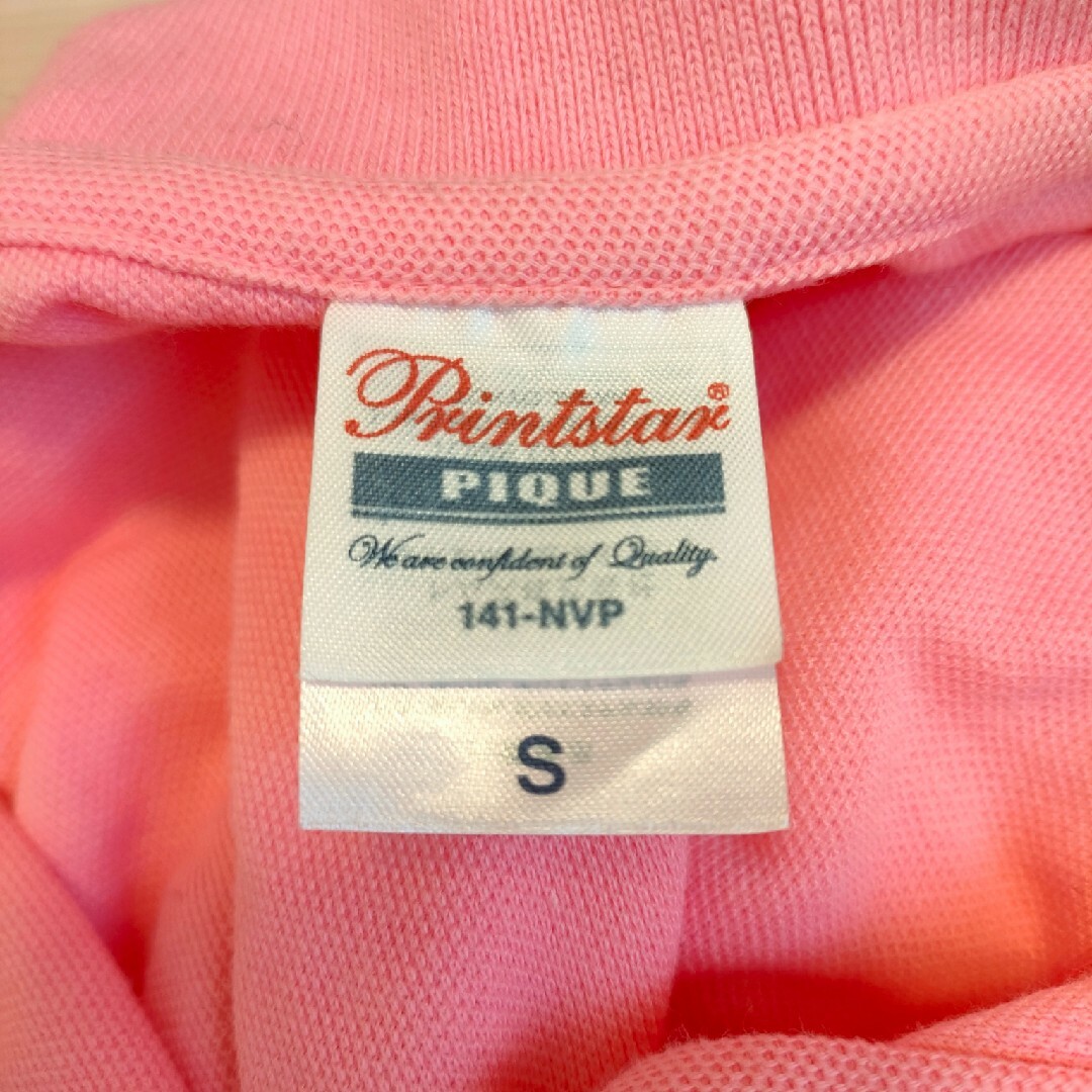 ポロシャツ　ピンク レディースのトップス(ポロシャツ)の商品写真