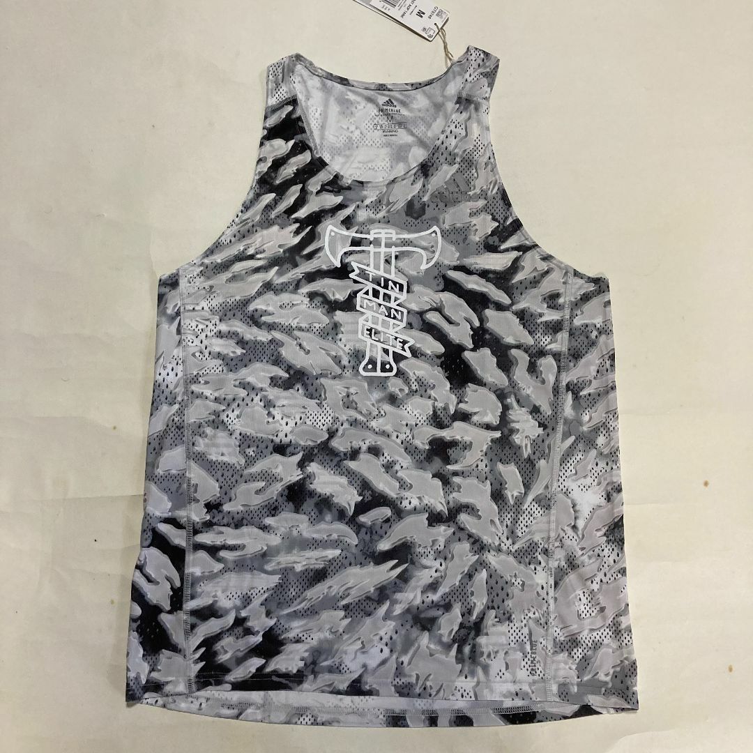 adidas(アディダス)の【Mサイズ】Tinman Elite Camo Singlet スポーツ/アウトドアのスポーツ/アウトドア その他(陸上競技)の商品写真