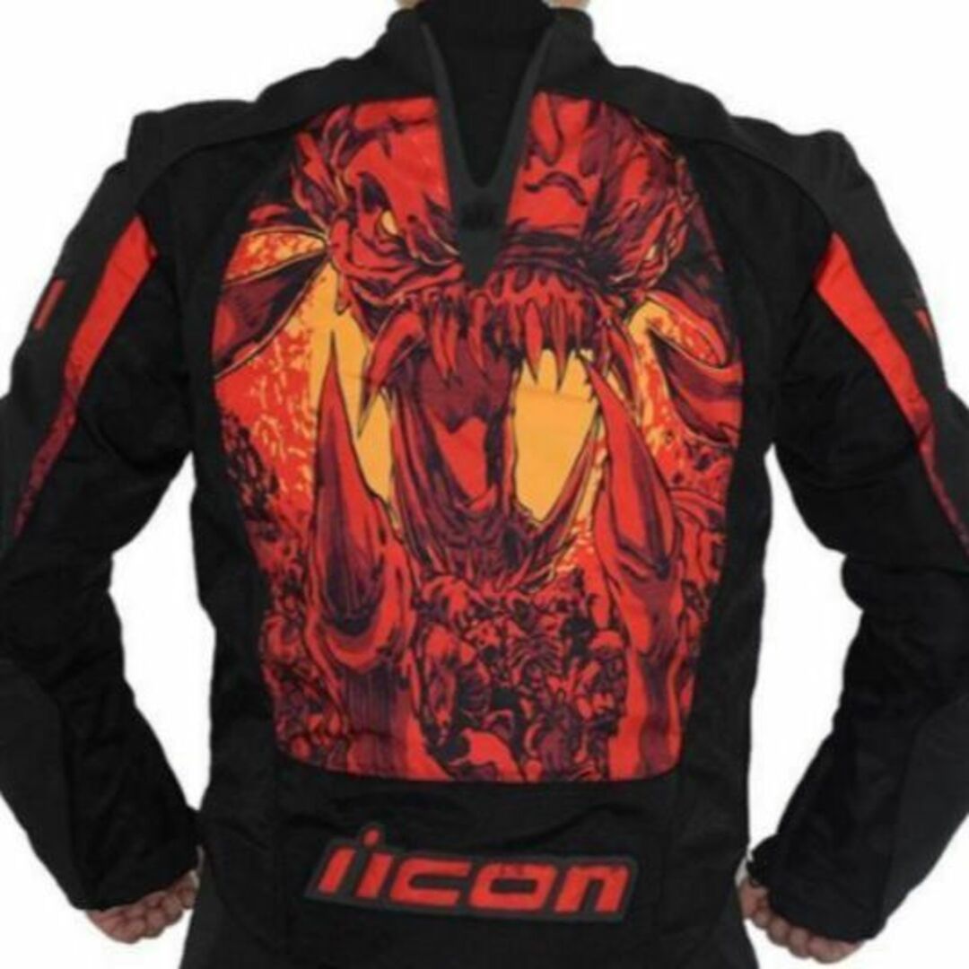 秋冬 新品 ICON アイコン 防寒保温 ライディング ジャケット XL - その他