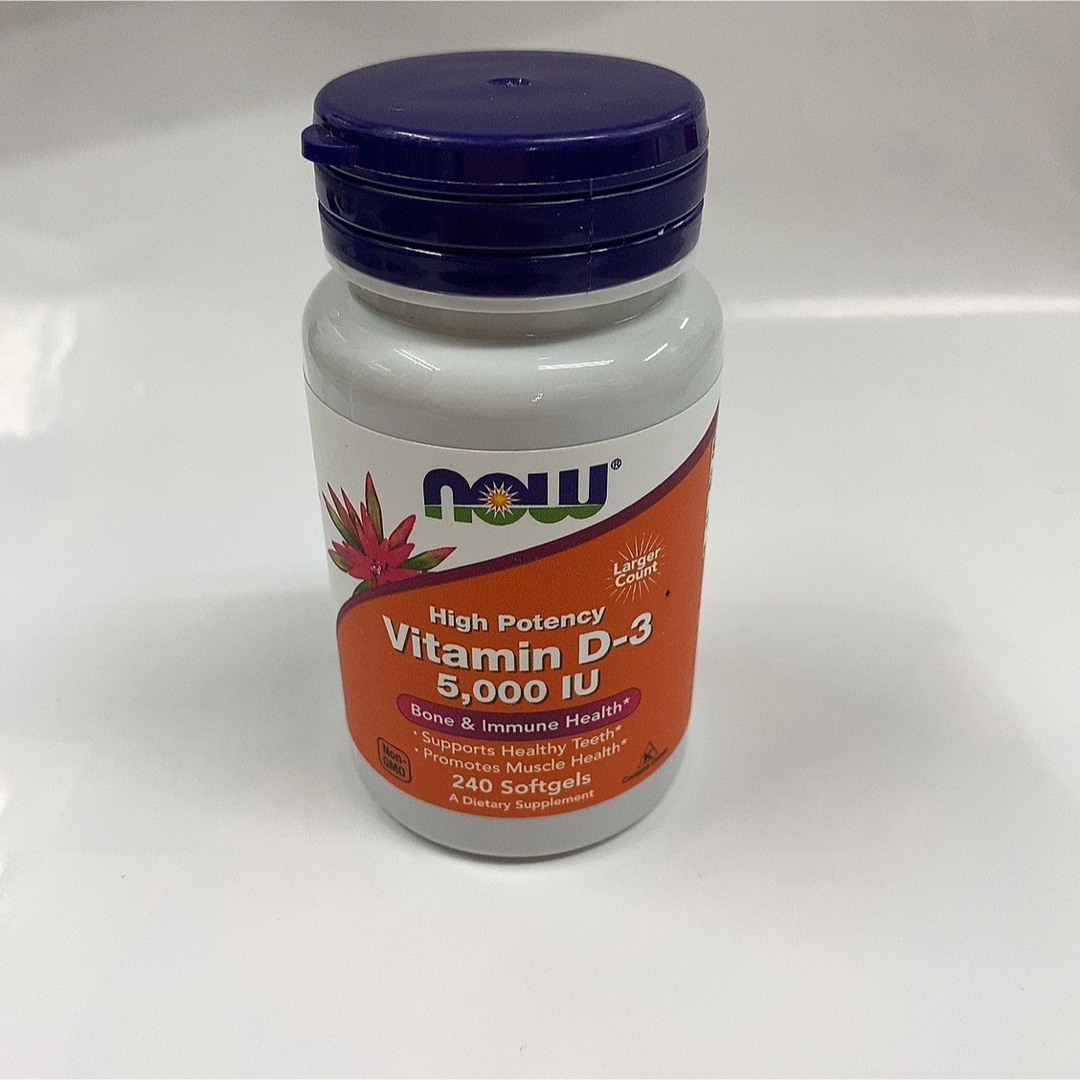 Now Foods(ナウフーズ)のVitamin D-3 5,000 IU ♡DHC ビタミンd 食品/飲料/酒の健康食品(ビタミン)の商品写真