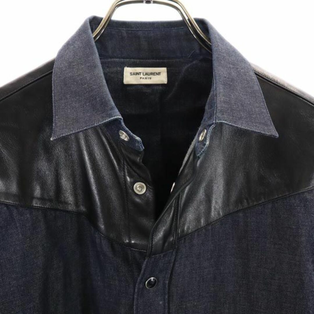 Saint Laurent - サンローラン イタリア製 デニム 長袖 ウエスタン