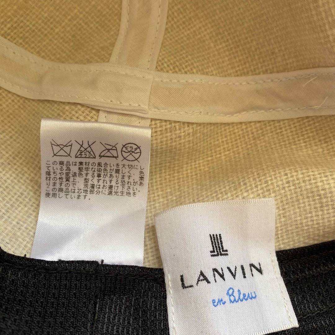 LANVIN en Bleu(ランバンオンブルー)のLANVIN en Bleu ハット　帽子 レディースの帽子(ハット)の商品写真