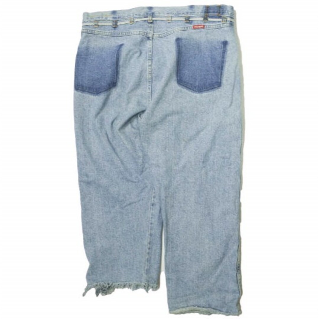 MAISON EUREKA メゾンエウレカ 日本製 VINTAGE REWORK BIGGY PANTS ヴィンテージリワークバギーパンツ 017-BLU-S S Indigo ラップ デニム ベルト ボトムス【MAISON EUREKA】 1