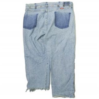 MAISON EUREKA メゾンエウレカ 日本製 VINTAGE REWORK BIGGY PANTS ヴィンテージリワークバギーパンツ 017-BLU-S S Indigo ラップ デニム ベルト ボトムス【MAISON EUREKA】