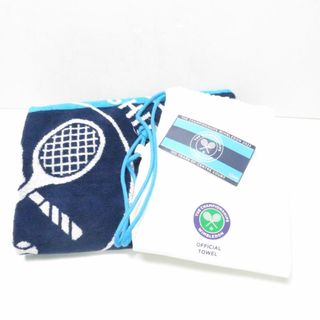 美品 WIMBLEDON ウィンブルドン チャンピオンシップ L タオル 1点 コットン100％ テニス 2022 小物 HY579C (その他)