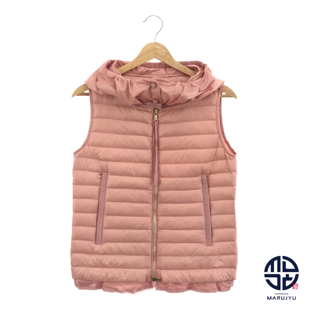 MONCLER   MONCLER モンクレール EBLE GILET ピンク 裾フリル ダウン