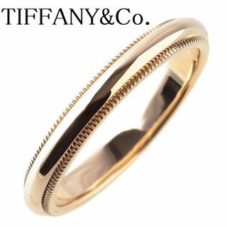 ティファニー(Tiffany & Co.)のティファニー ミルグレイン リング トゥギャザー 13号弱 AU750YG 幅3.0mm TIFFANY【13889】(リング(指輪))