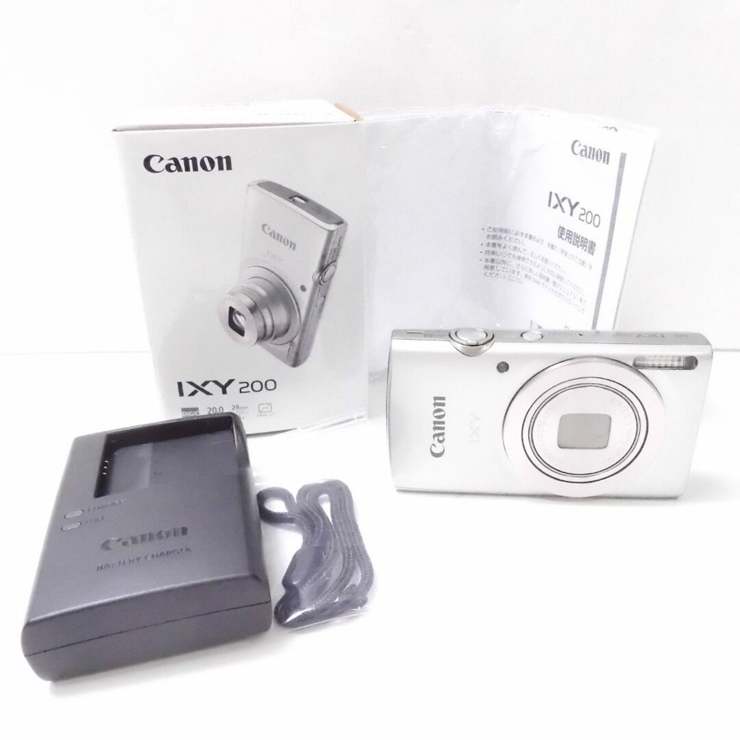 美品 Canon キャノン IXY 200 イクシー200 デジタルカメラ 1点 コンパクト コンデジ 機器 HU612Cスマホ/家電/カメラ